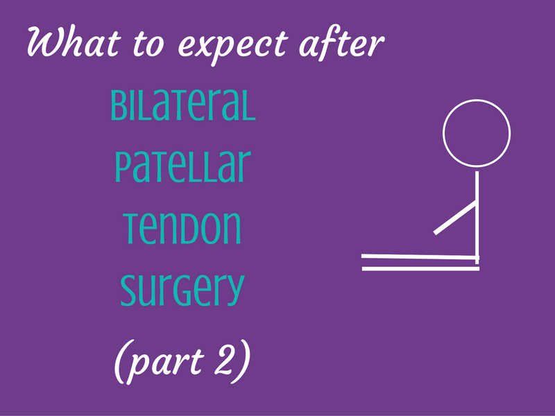 bilateral patellar tendon surgery